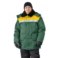 Куртка утеплённая "Урал",зеленый