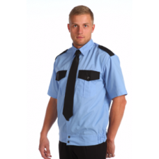 Рубашка охранника на резинке, короткий рукав
