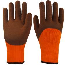 Перчатки утепленные "ТОРРО" (оранжево-коричневые)