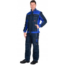 Куртка "Престиж-Люкс"  синий с васильковым пл. 275 г/кв.м