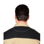 Костюм "Вест-Ворк" куртка кор., п/к песочный с черным пл. 275 г/кв.м