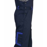 Костюм "Практик-Люкс" куртка, п/к т.синий с васильковым 80% х/б, МВО пл. 255 г/кв.м 