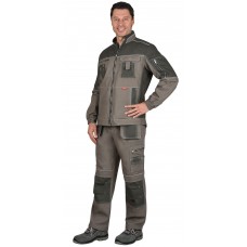 Костюм "ТОКИО"  куртка, брюки т. песочный с хаки 100%х/б пл. 260 г/кв.м