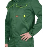 Костюм "ДОКЕР" куртка, п/к зеленый с желтым